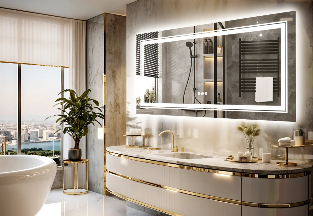 vanity lighted mirror